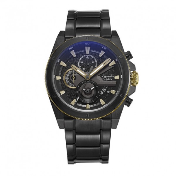 Alexandre Christie AC 6619 Black Gold MCBGBBA